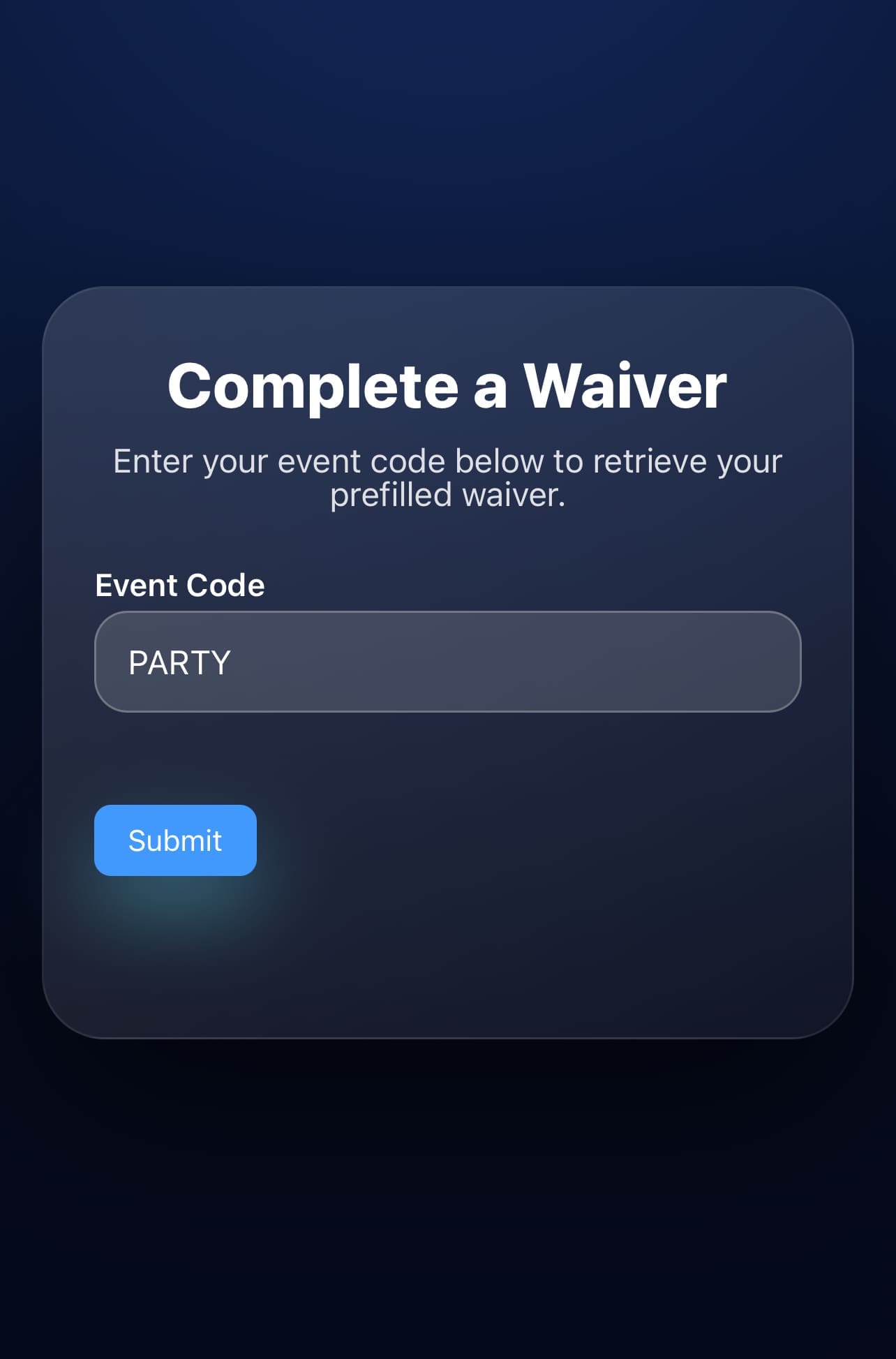 Sharing a SimpleWaivers link with guests via text and email